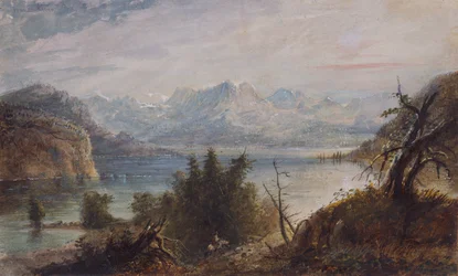 Lac, chaîne de montagnes Wind River, c.1837