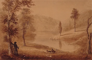 Le Lac des cygnes, vers 1837