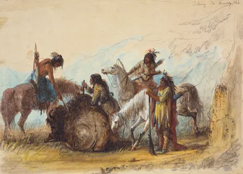 Prendre la côte de bosse, vers 1858