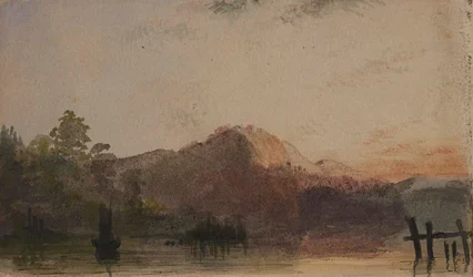 Vue sur une montagne