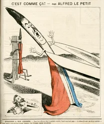 Couverture de "Le Grelot", numéro 142, Satirique en couleurs