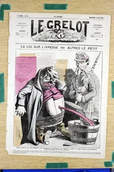 Couverture de "Le Grelot", numéro 58, Satirique en couleurs