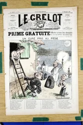 Couverture de "Le Grelot", numéro 718, Satirique en Couleurs