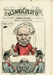 Couverture de "Le Sans-Panlotte", numéro 10, Satirique en Couleurs