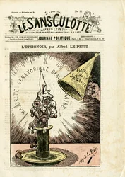 Couverture de "Le Sans-Panlotte", numéro 12, Satirique en couleurs