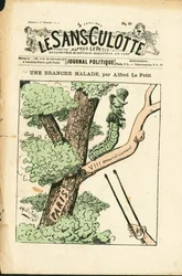 Couverture de "Le Sans-Panlotte", numéro 29, Satirique en couleurs