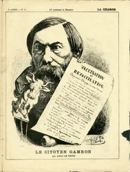 Illustration par Alfred Le Petit dans La Charge (1870), No. 11