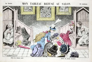Le Grelot, numéro 735, satirique en couleurs