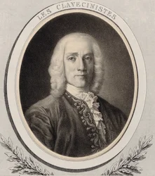 Portrait du compositeur Domenico Scarlatti 1685-1757, c. 1850