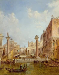 La Colonne de Saint-Marc à Venise