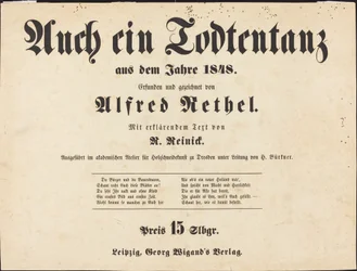 Auch ein Todtentanz : Page de titre