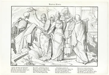 Auch ein Todtentanz, planche I