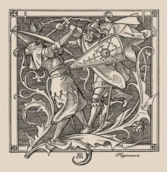 Die Nibelungen. Hagen de Troneck tue Iring, 1840-1841