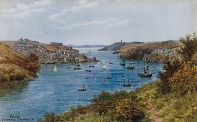 Fowey, entrée du port