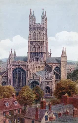 Cathédrale de Gloucester, vue de l