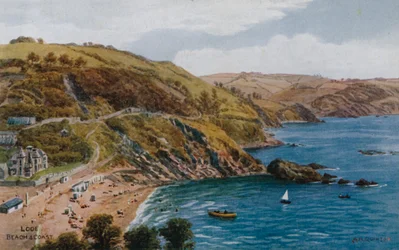 Looe, plage et côte