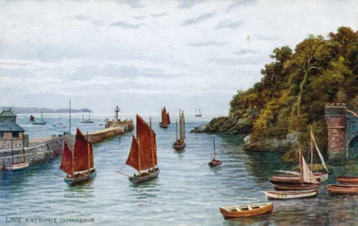 Looe, Entrée du port