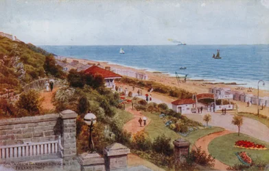 Jardins du pavillon de Spa et plage, Felixstowe