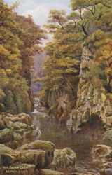 The Fairy Glen, Bettws-Y-Coed (lithographie couleur)