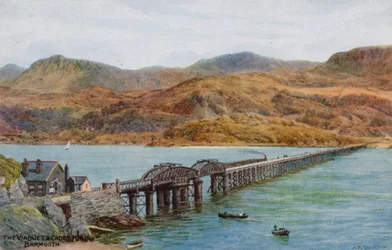 Le viaduc et Cader Idris, Barmouth