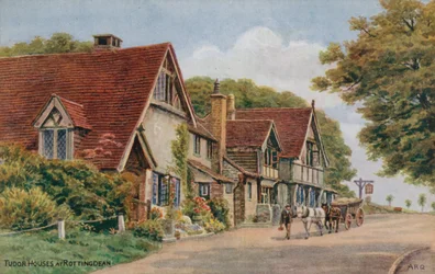 Maisons Tudor à Rottingdean