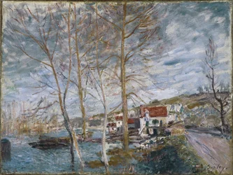 Inondation à Moret, 1879