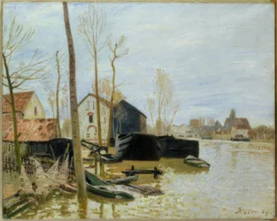 Inondations à Moret-sur-Loing