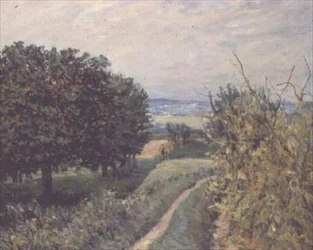 Dans les vignobles à Louveciennes
