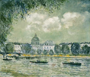 Paysage le long de la Seine avec l