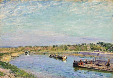 Le Port de Saint Mammes, Le Matin, 1885