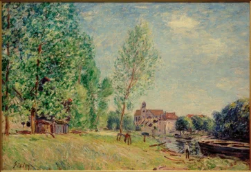 Moret - le chantier naval à Matrat