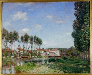 Moret, Bords du Loing, France