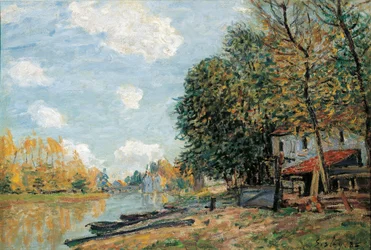 Moret : Les rives du Loing, 1877