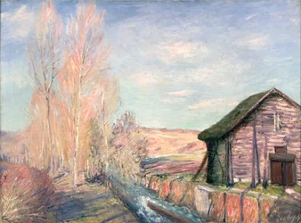 Printemps à la campagne, à la périphérie de Moret