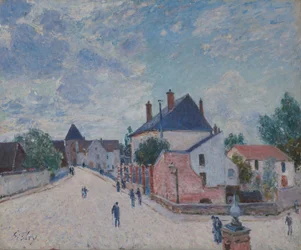 Rue à Moret, c.1890