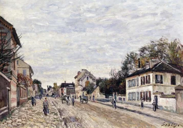 Scène de rue à Marly, 1876