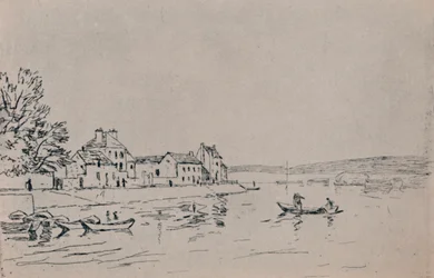 Les rives du Loing, vers 1880s, 1946