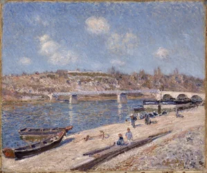 La plage de Saint-Mammès