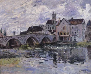 Le Pont de Moret-sur-Loing, 1887