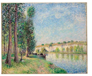 Le Loing à Moret, 1885