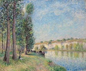 Le Loing à Moret, 1885