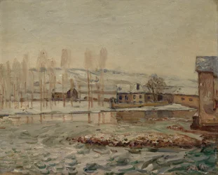 Les Moulins à Moret, 1890