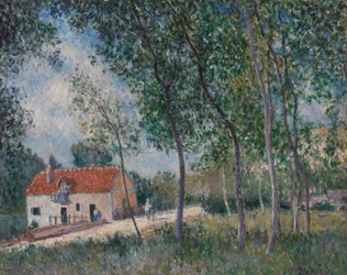 La route de Moret à Saint-Mammès, 1883-85