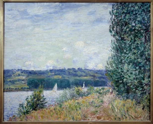 La Seine à la Bouille, tempête