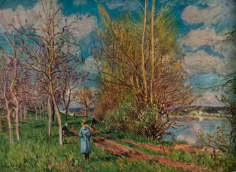 Les Petits Prés au printemps, vers 1880-1