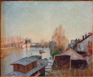 Rive du Loing à Moret