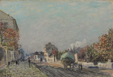 Une rue à Marly, 1876