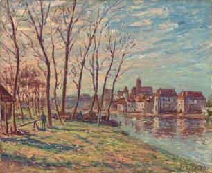 Vue de Moret, 1889