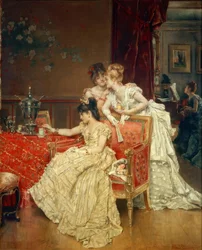 Alfred Stevens, La tasse de thé