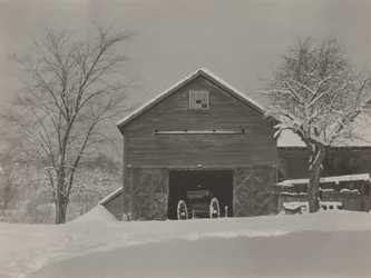 Grange et neige
